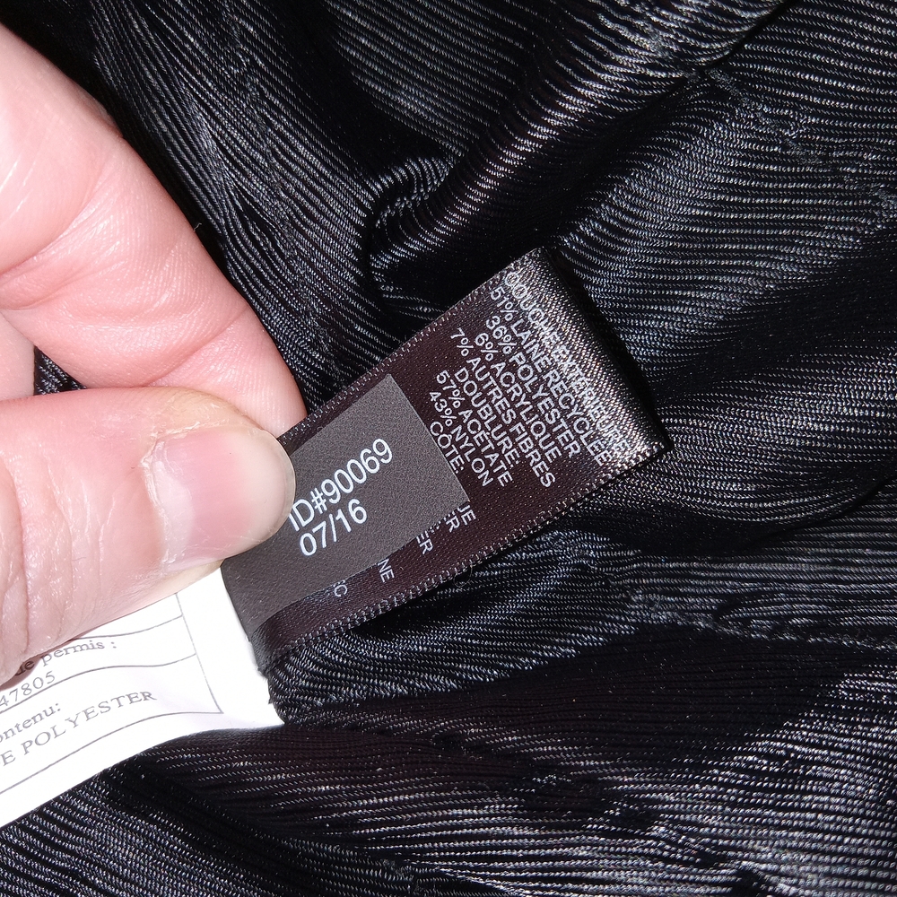 Express Jacket Mens Large Wool Blend Utility Pockets Full Zip Snap Front - Picture 13 of 14
